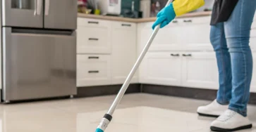 Clean Your Kitchen Floor Without Leaving Residue