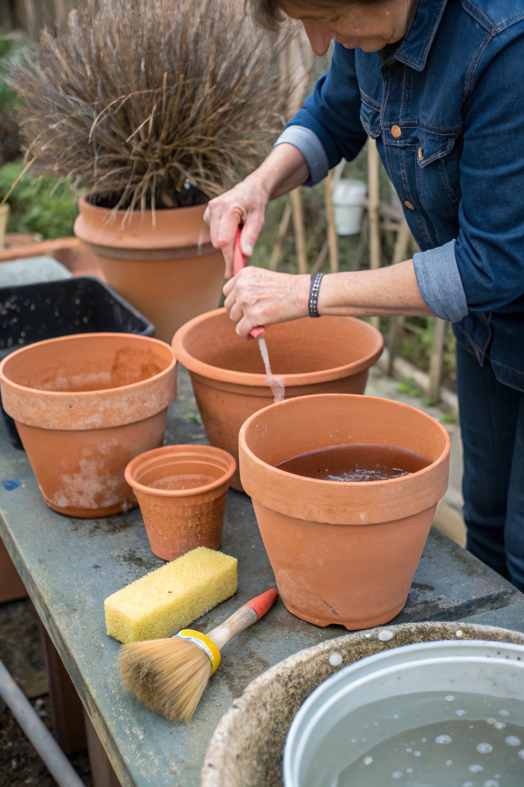 Cleaning Clay Pots the Right Way
