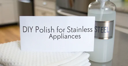 DIY Polish for Stainless Steel Appliances