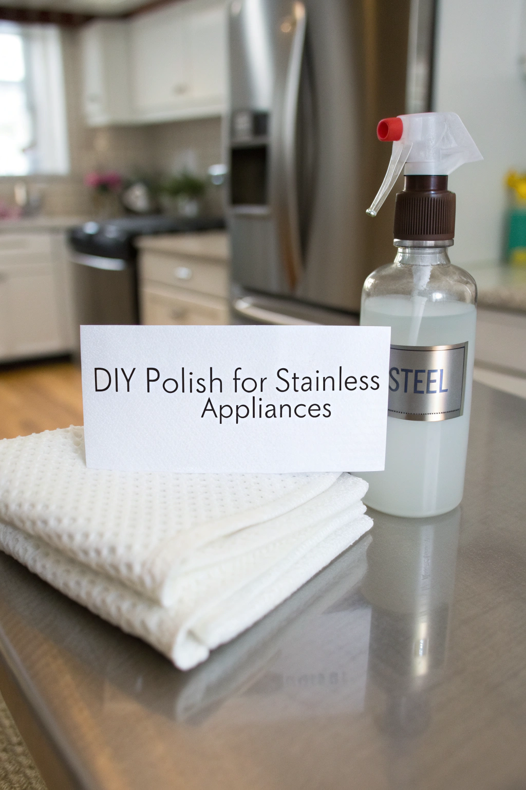 DIY Polish for Stainless Steel Appliances