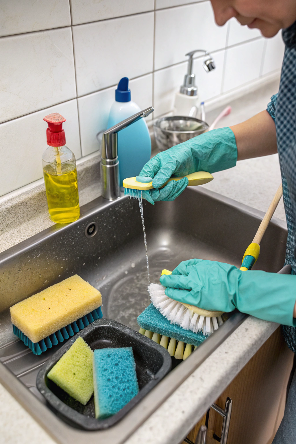 How I Disinfect My Sponges and Brushes