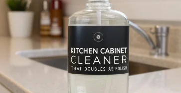 Kitchen Cabinet Cleaner That Doubles as Polish