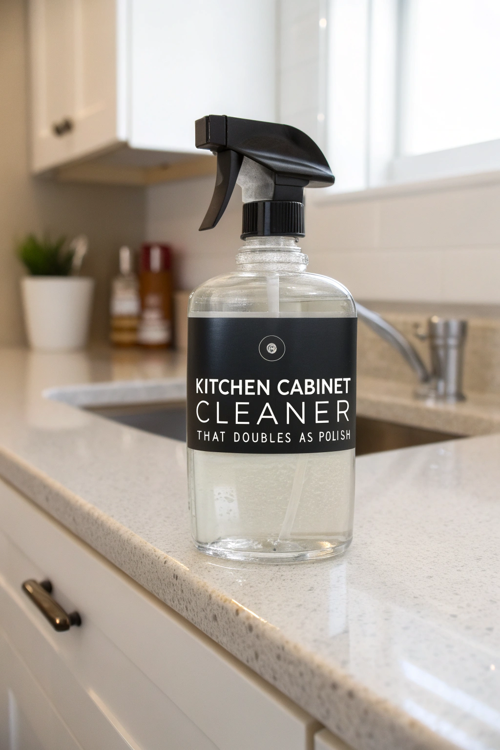 Kitchen Cabinet Cleaner That Doubles as Polish