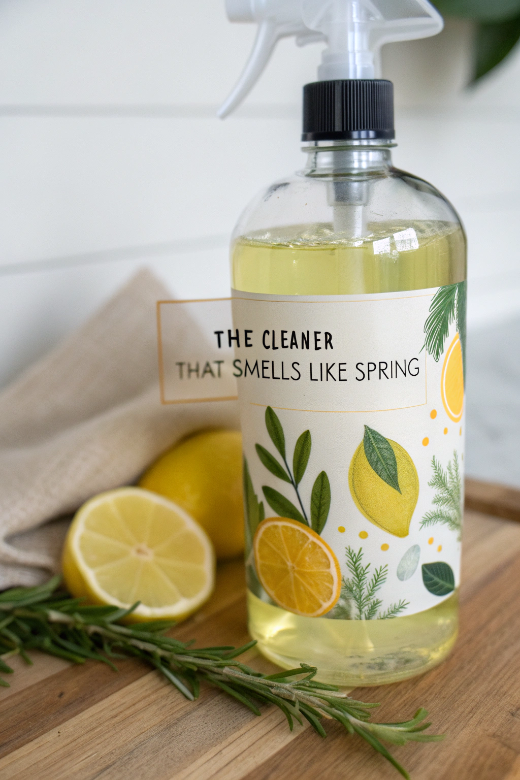 Lemon and Rosemary: The Cleaner That Smells Like Spring
