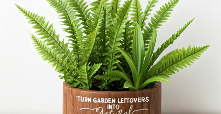 Turn Garden Leftovers Into Natural Cleaners