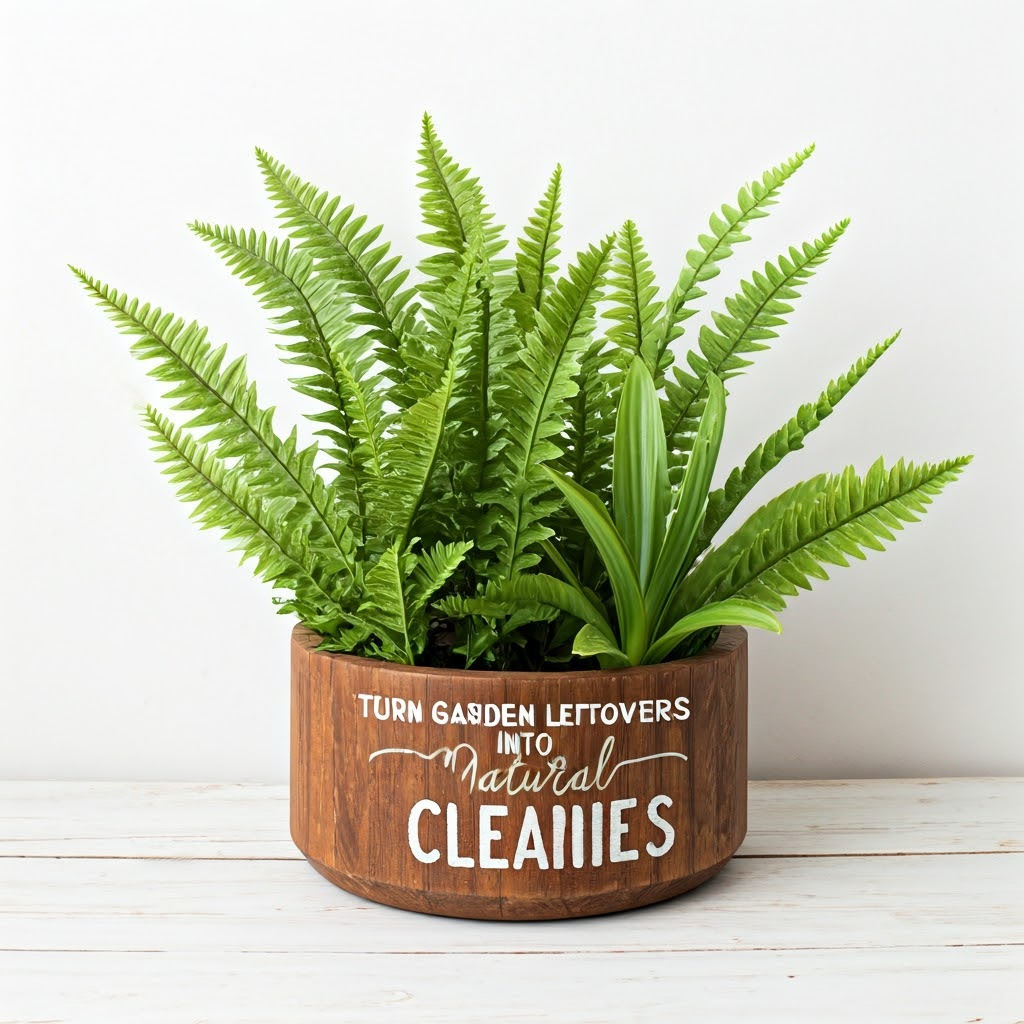 Turn Garden Leftovers Into Natural Cleaners