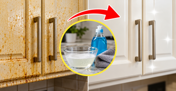 How to Clean Greasy Kitchen Cabinets Without Scrubbing